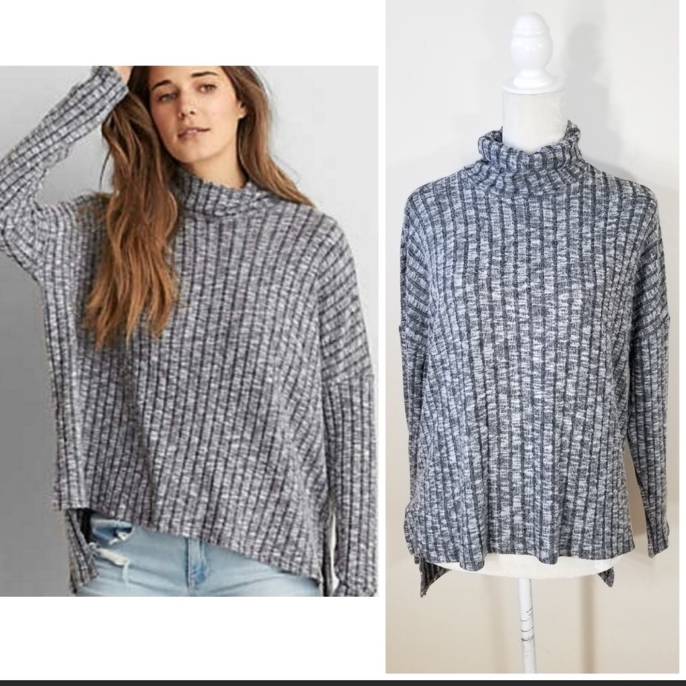 American Eagle ribbed knit top - Picture 2 of 6
